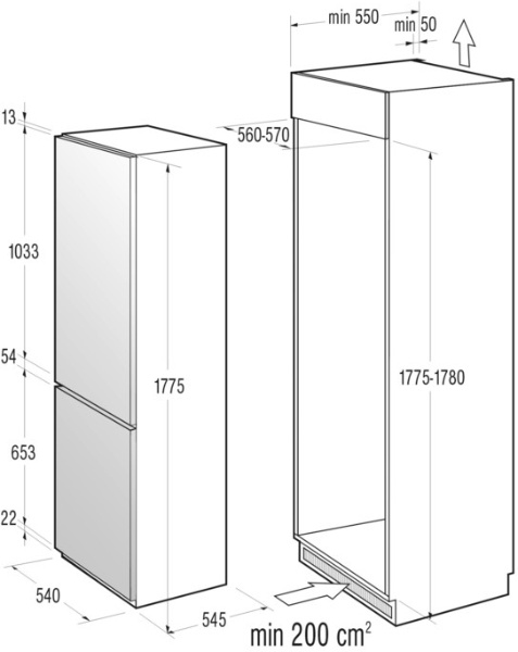 Gorenje RCI4181AWV Built-in – image 2