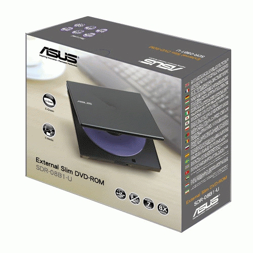 ASUS SDR-08B1-U optical disc drive Black – image 3
