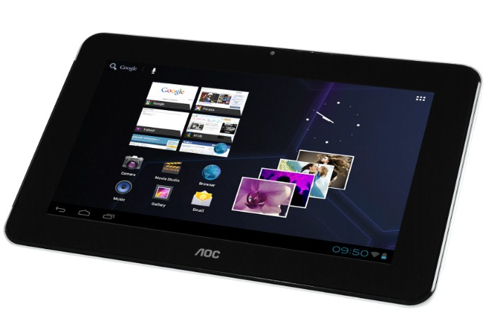 AOC MW0713 ARM 4 GB 17.8 cm (7") 0.5 GB Wi-Fi 4 (802.11n) Android Black, Red – image 1