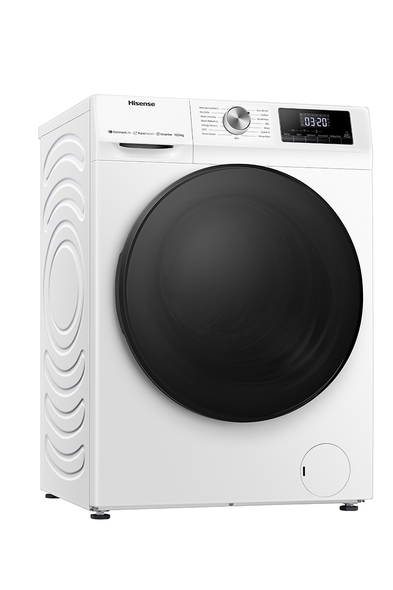 Hisense WDQA1014EVJMW washer dryer Freestanding Front-load White – image 1