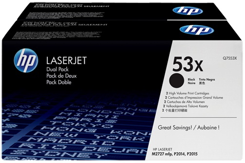 HP 2 x Q7553XD