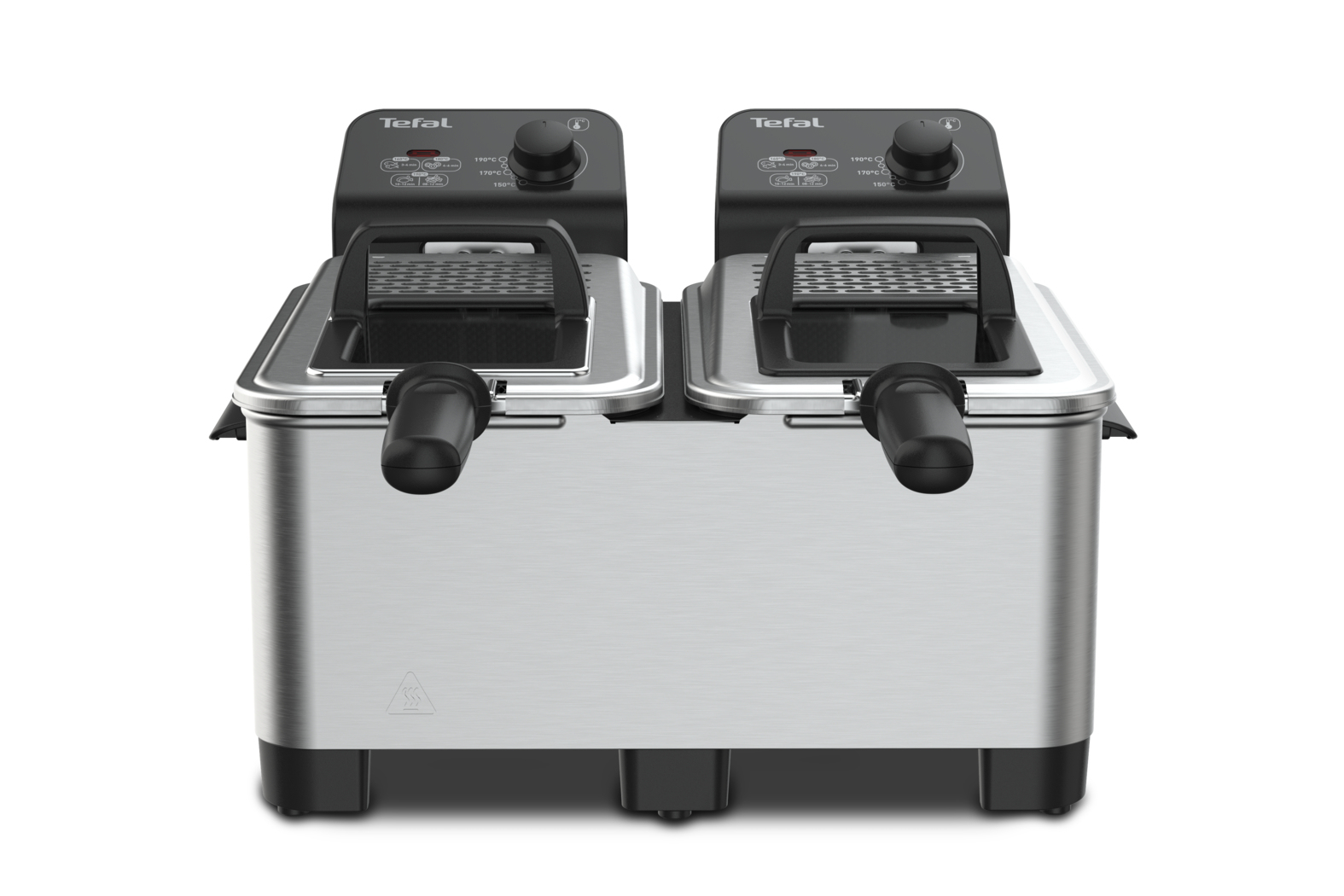 Tefal Double Pro FR3610 Stand-alone Deep fryer Black, Stainless steel – image 3