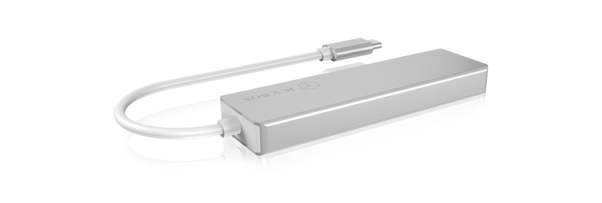 ICY BOX IB-HUB1413-CR USB 3.2 Gen 1 (3.1 Gen 1) Type-C Silver – image 5