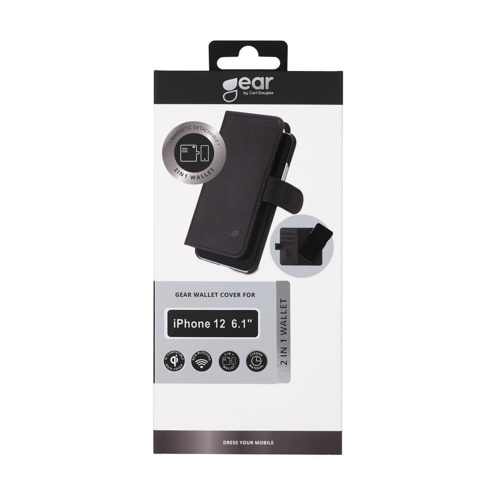 Gear Wallet Case 2in1 3 Card Black - iPhone 12/12 Pro – image 2
