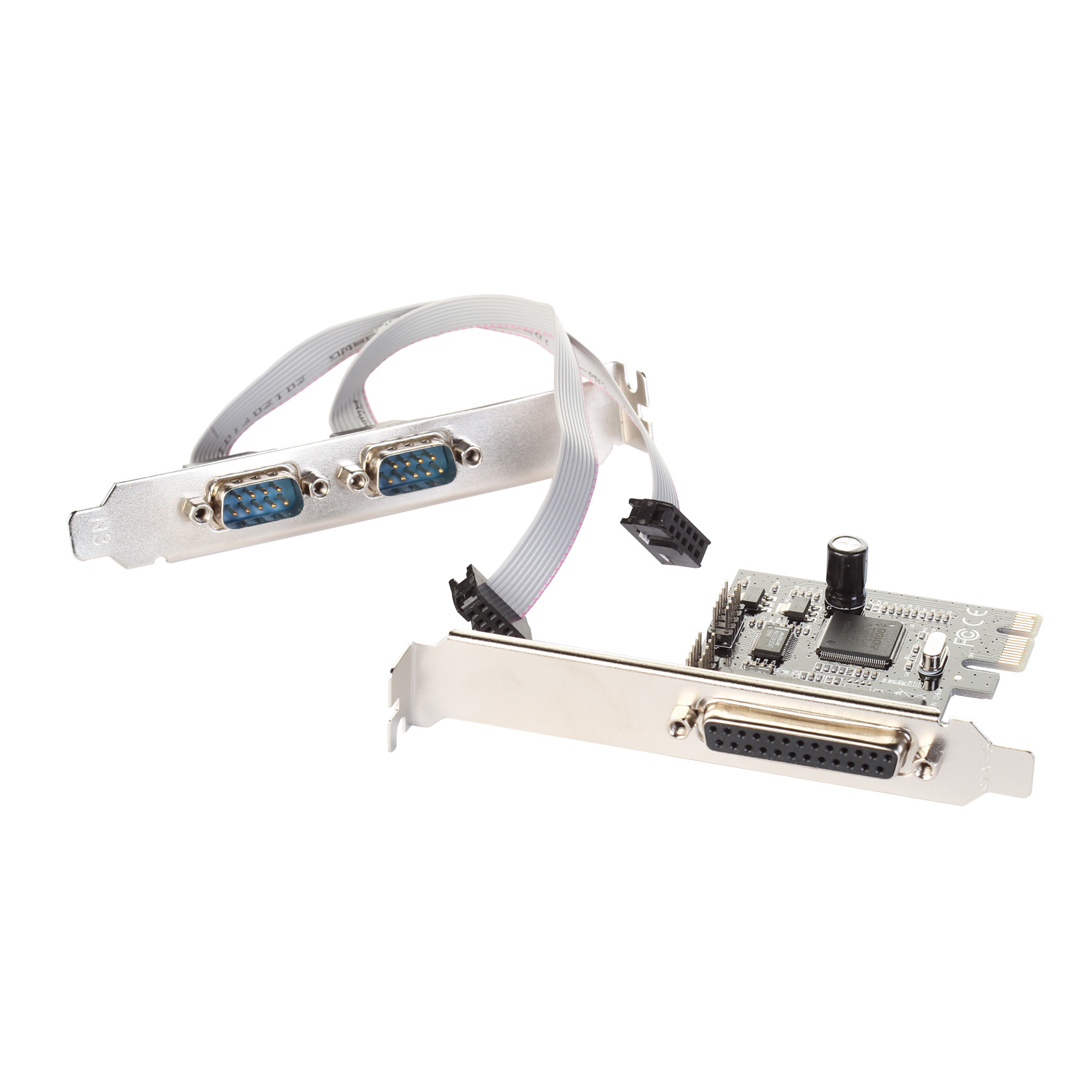 i-tec PCI-Express Card 2x Serial RS232 + 1x Parallel DB25 – image 1