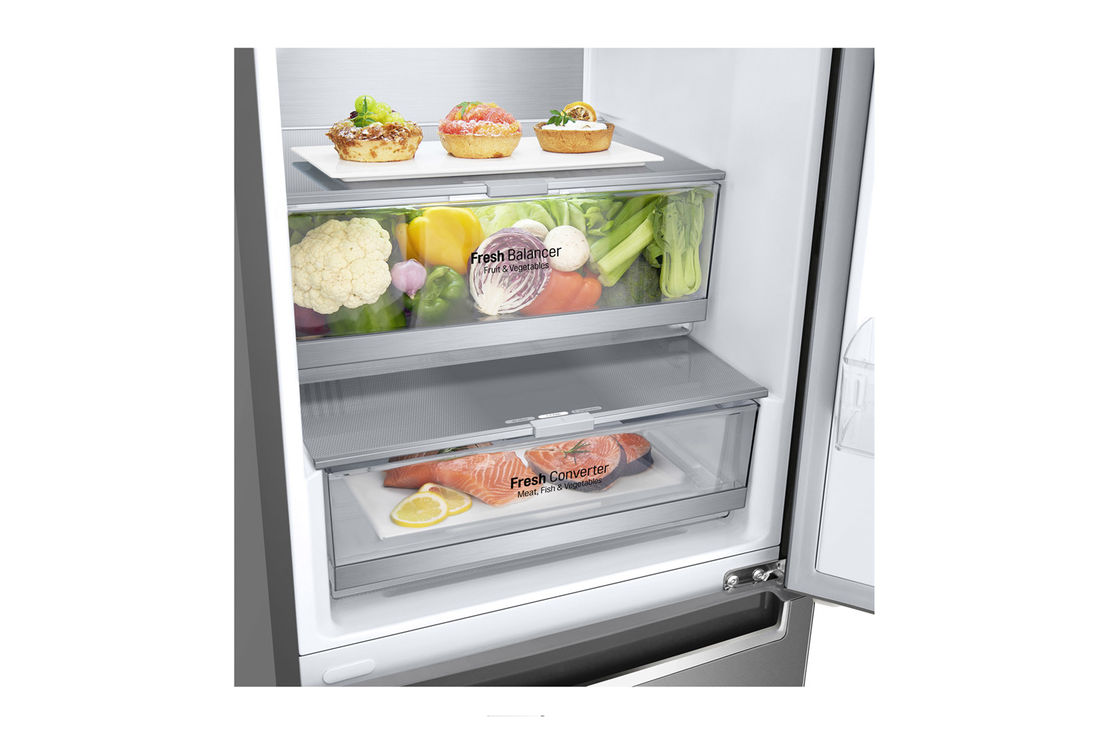 LG GBB72SAVXN fridge-freezer Freestanding – image 3