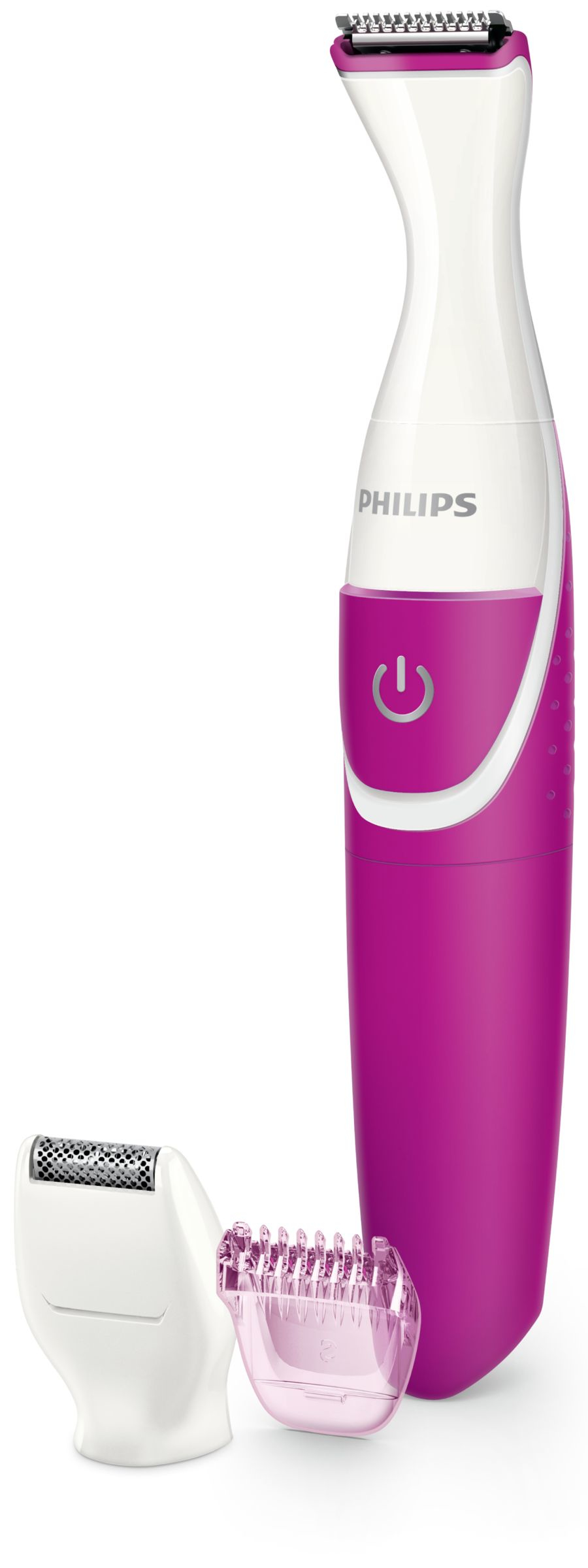Philips BikiniGenie BRT382/60 bikini trimmer Wet & Dry Pink, White