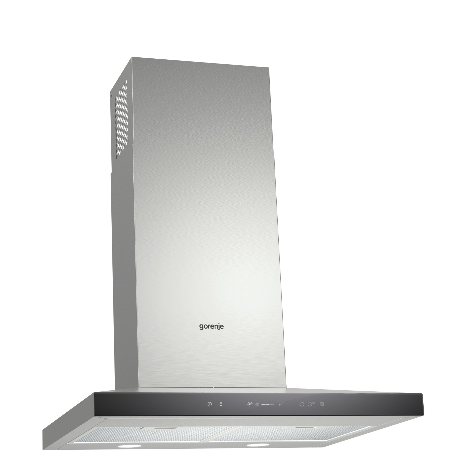 Gorenje WHC643A1XGB cooker hood Wall-mounted Silver 433 m³/h – image 1