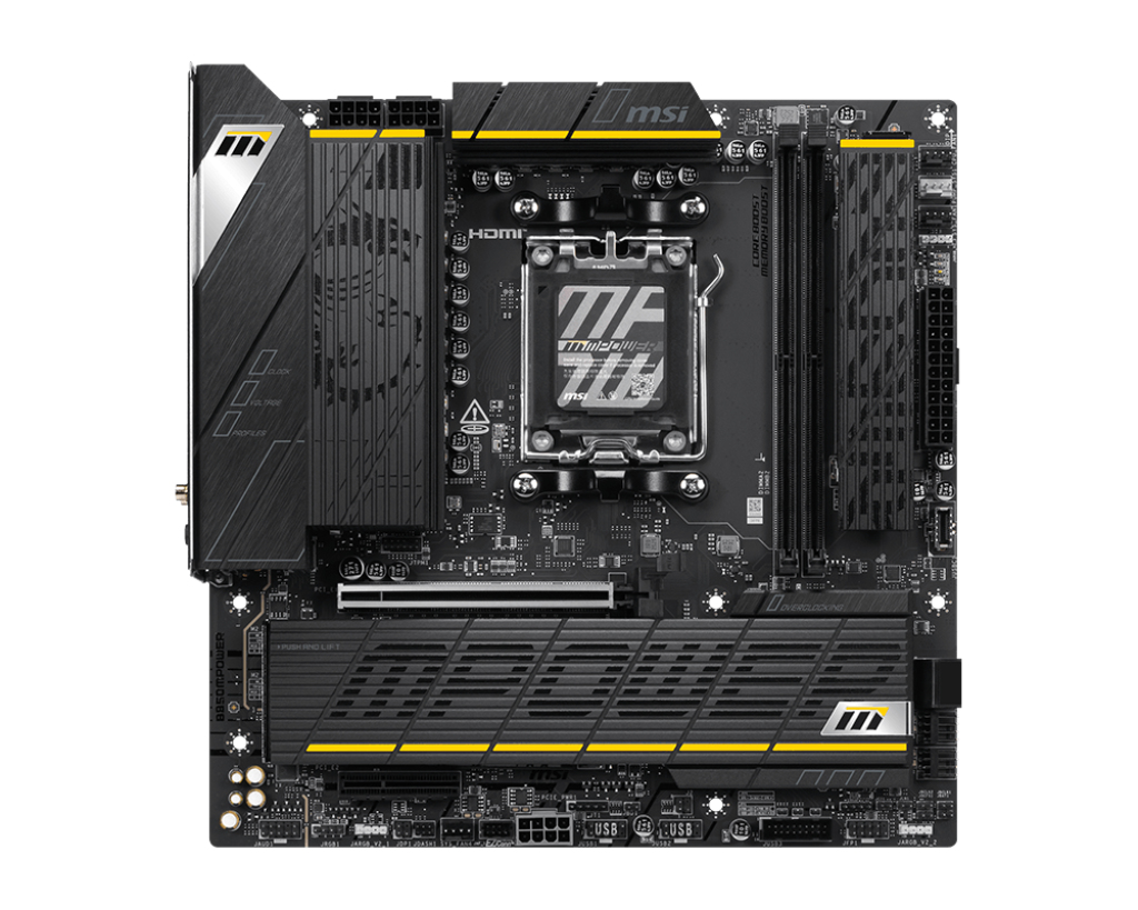 MSI B850MPOWER motherboard AMD B850 Socket AM5 micro ATX – image 2