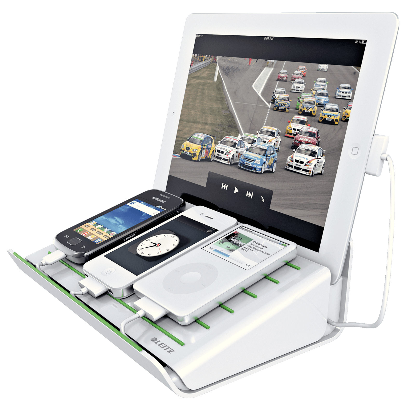 Leitz 62640001 mobile device charger Mobile phone, MP3, MP4, Tablet White USB Indoor