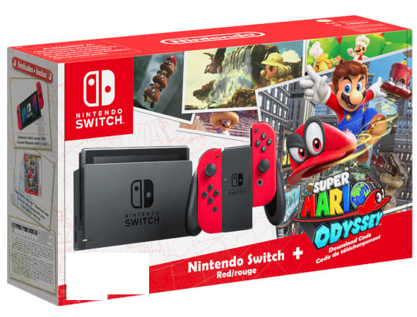 Nintendo Switch + Super Mario Odyssey
