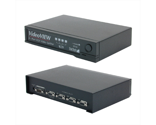 StarTech.com 4 Port 250 MHz VGA Video Splitter / Distribution Amplifier