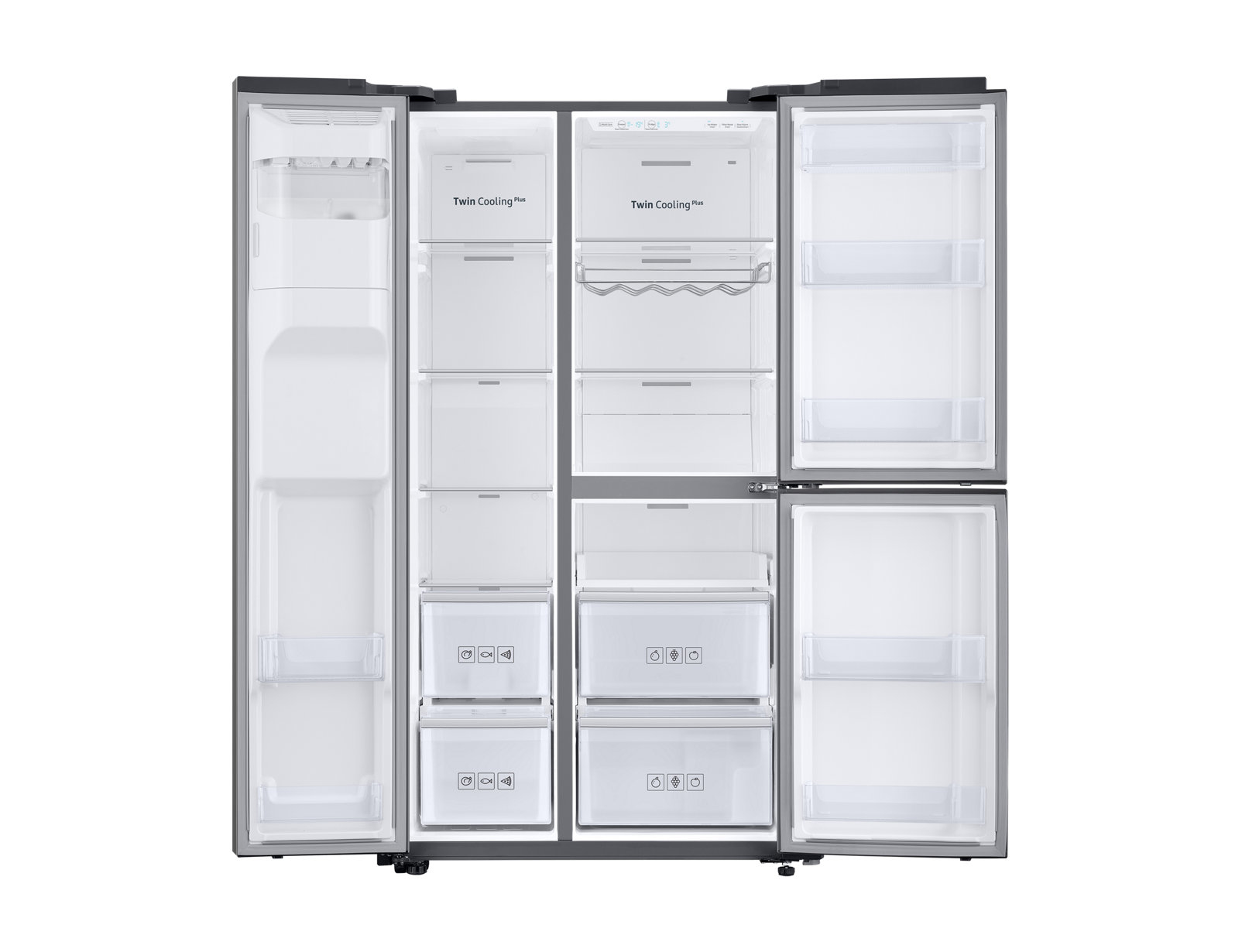 Samsung RS68N8651S9 side-by-side refrigerator Freestanding – image 4