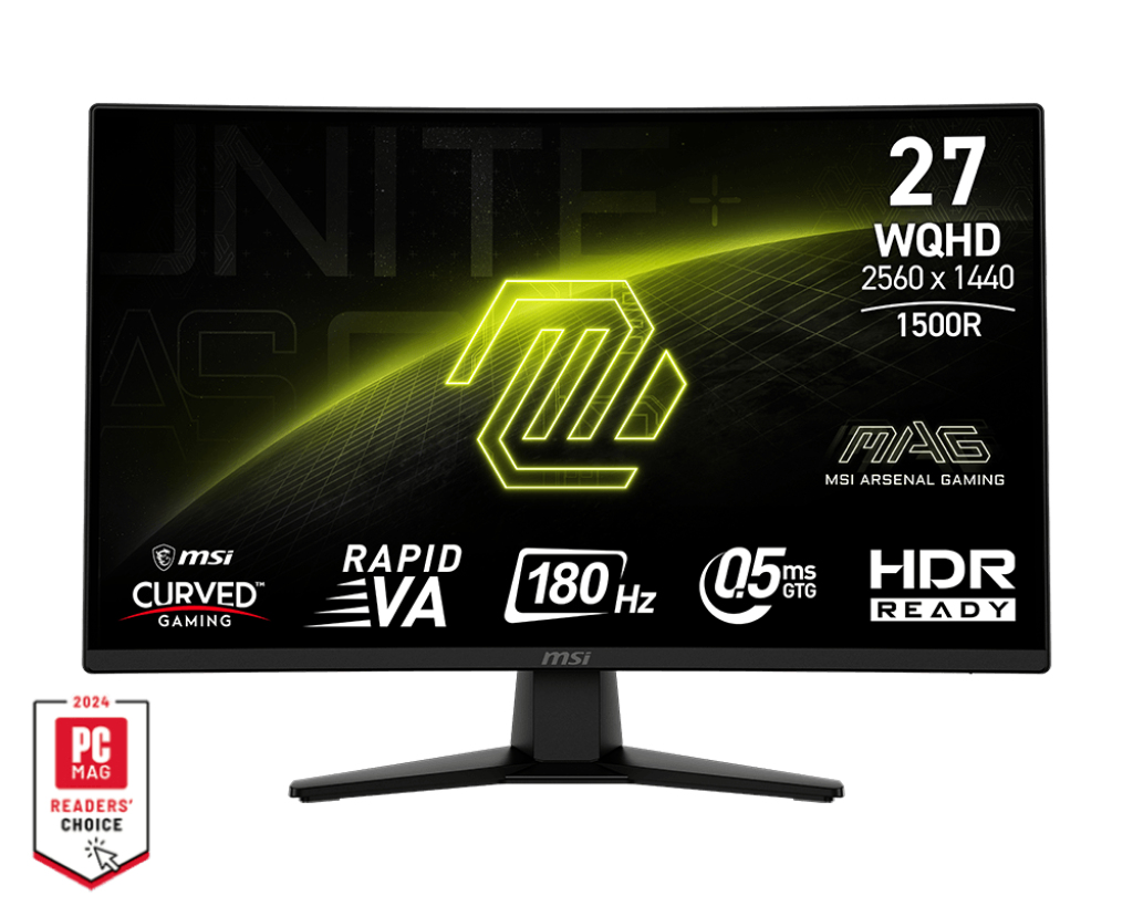 MSI MAG 274CQF Monitor PC 68,6 cm (27") 2560 x 1440 Pixel Wide Quad HD Nero