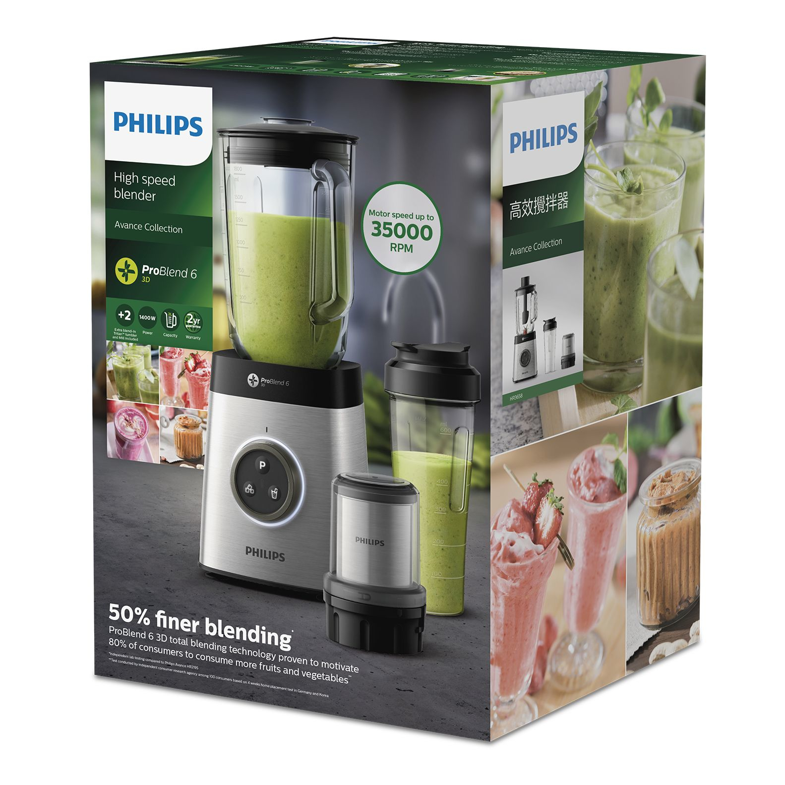 Philips Avance Collection HR3658/01 blender Tabletop blender – image 3