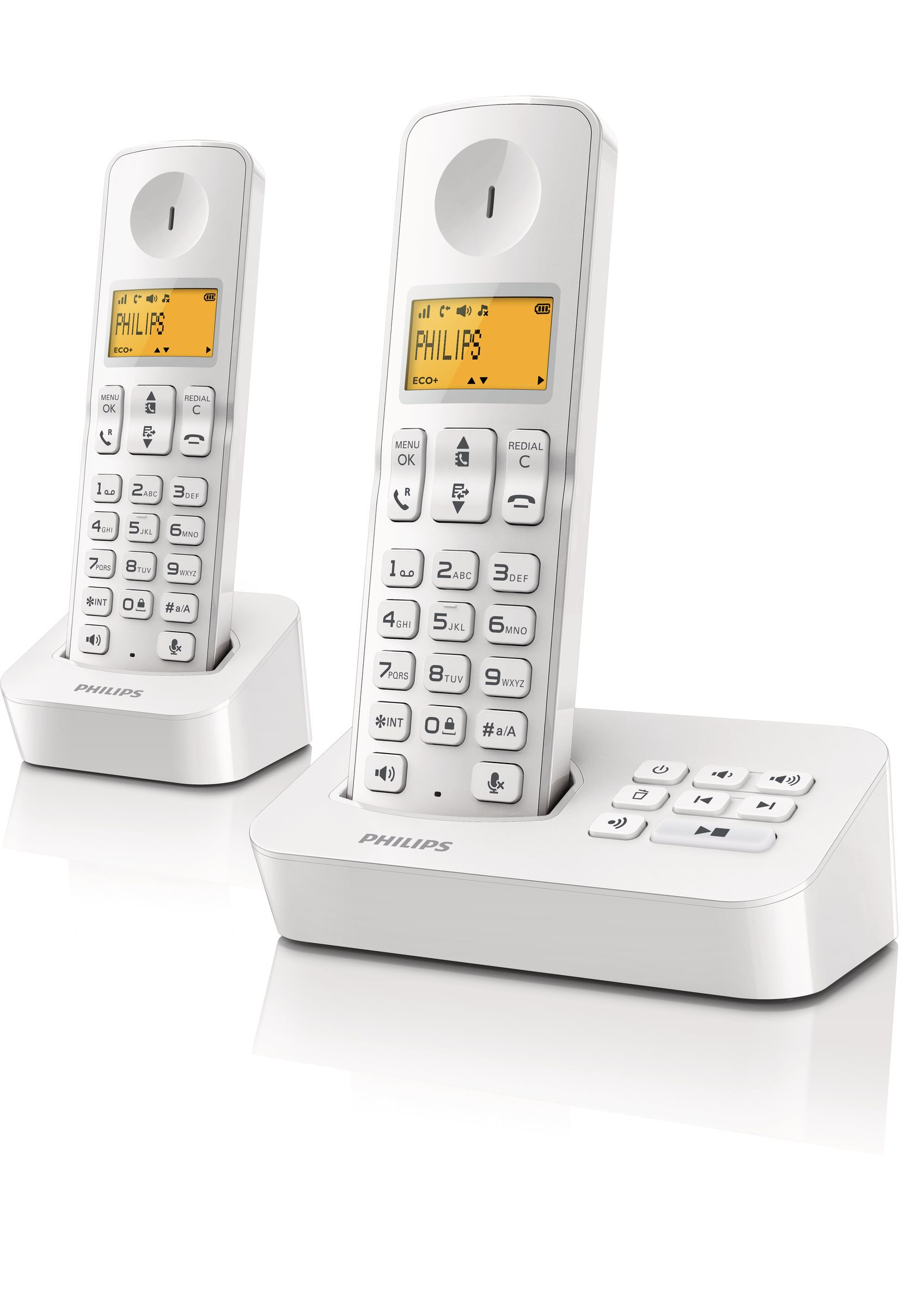 Philips B1852W/FR telephone DECT telephone Caller ID White