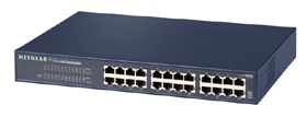 NETGEAR ProSafe™ 24 Port 10/100 Rackmount Switch with 100FX Slot – image 3