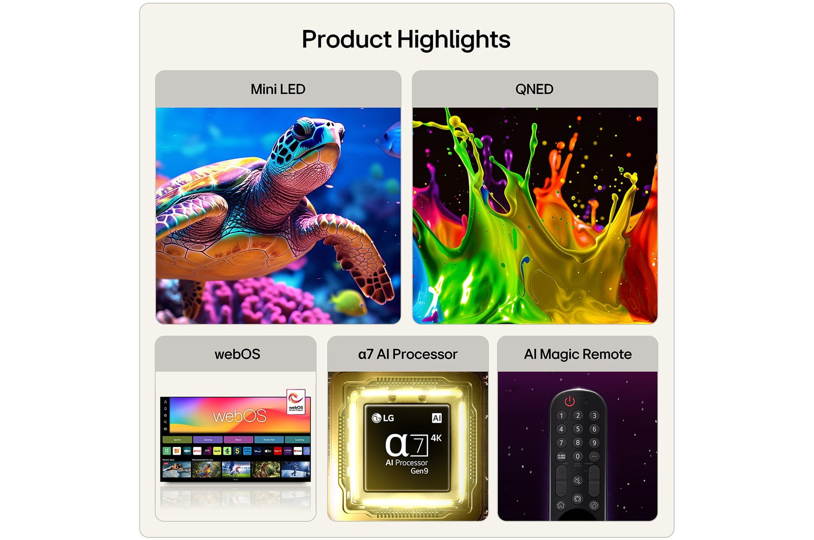LG QNED AI MiniLED 43QNED70B6C TV – image 2