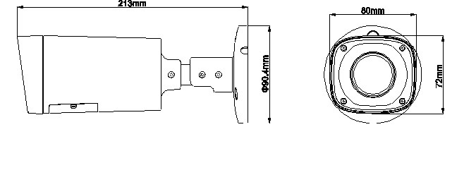 Dahua Technology HFW1100R-VF Bullet CCTV security camera Indoor & outdoor – image 2