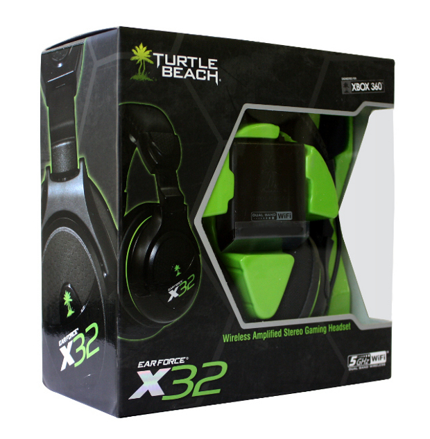 Turtle Beach X32 Headset Wireless Head-band Gaming Black, Green – image 5