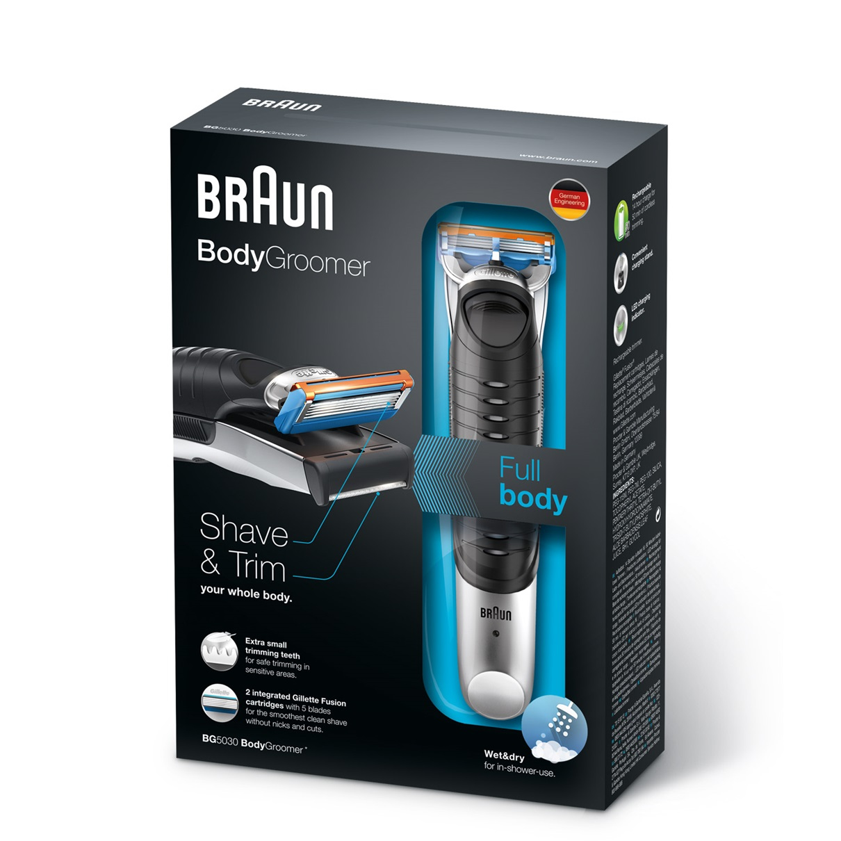 Braun BG5030 body groomer/shaver Silver – image 7