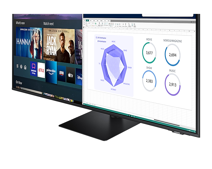 Samsung LS43AM702UNXZA computer monitor – image 9