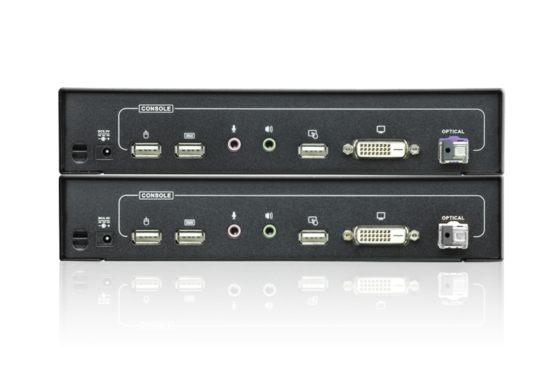 ATEN USB DVI Optical Fiber KVM Extender (20km) – image 2