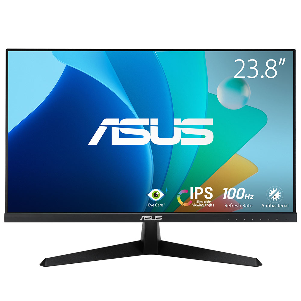 ASUS VY249HF - LED monitor - gaming - 24" - 1920 x 1080 Full HD (1080p) @ 100 Hz - IPS - 250 cd/m� - 1300:1 - 1 ms - HDMI - headphone - black