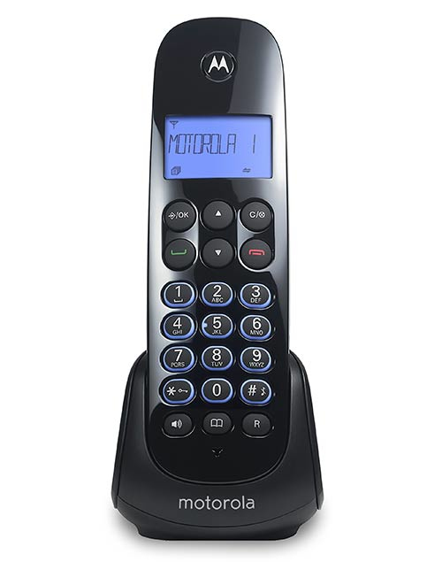 Motorola M750 telephone Analog telephone Caller ID Black