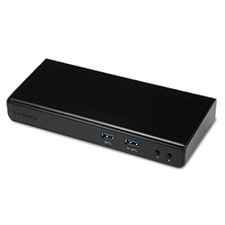 Hypertec DOC0101A laptop dock/port replicator Wired Black