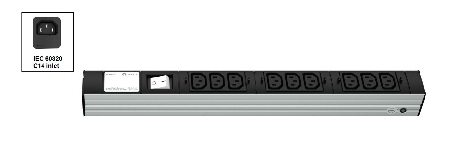 Vertiv Knürr DIS Rack PDU, IEC320, 0U, input IEC 60320 C14 – image 2