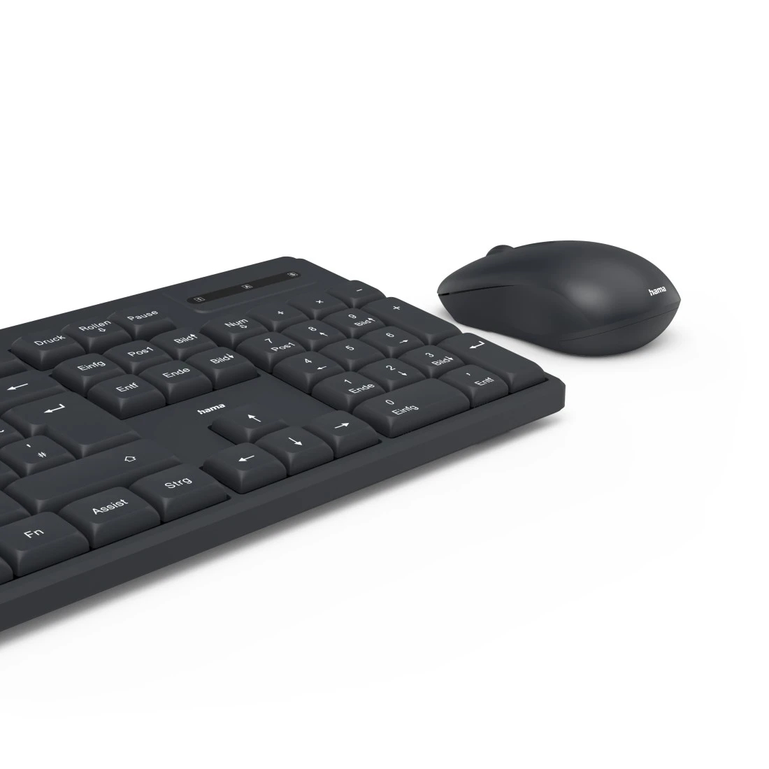 Hama WKM-100 keyboard Mouse included Home/Office RF Wireless QWERTZ Swiss Black – image 7