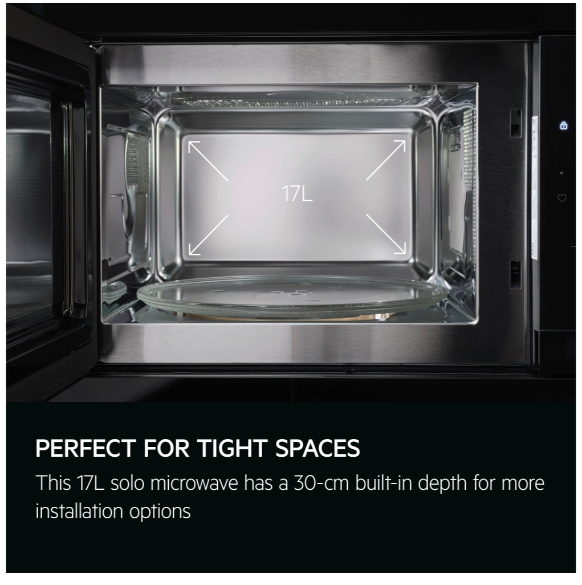 AEG OB6SM171DB Black Solo microwave Built-in – image 9