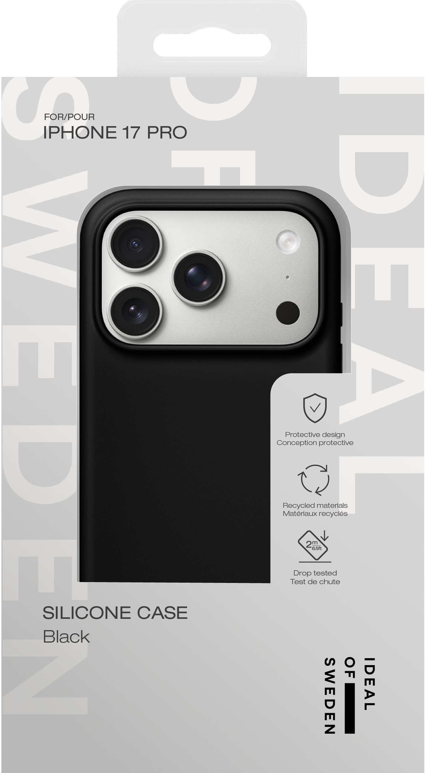 iDeal of Sweden Silicone Case iPhone 17 Pro Black – image 5