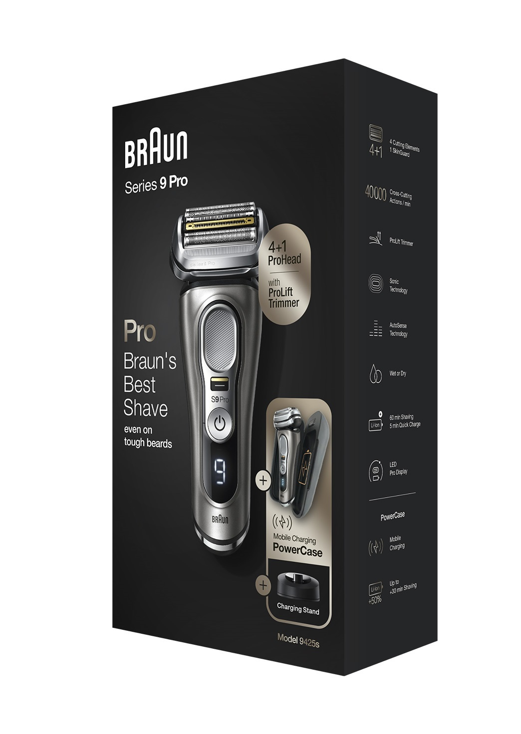 Braun Series 9 Pro 9425s Foil shaver Trimmer Metallic – image 2