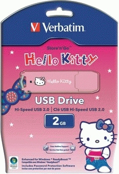 Verbatim USB Flash 2GB Hello Kitty – image 2