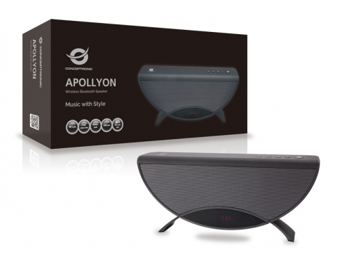 Conceptronic APOLLYON Wireless Bluetooth Speaker, grey – image 2
