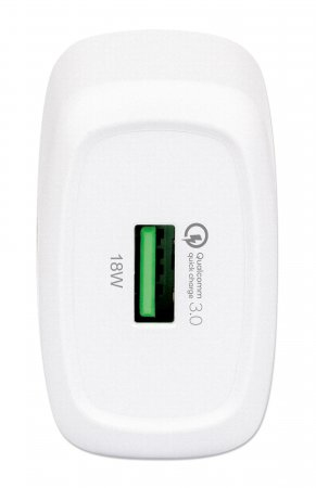Manhattan Wall/Power Mobile Device Charger (Euro 2-pin), USB-A Port, Output: – image 3