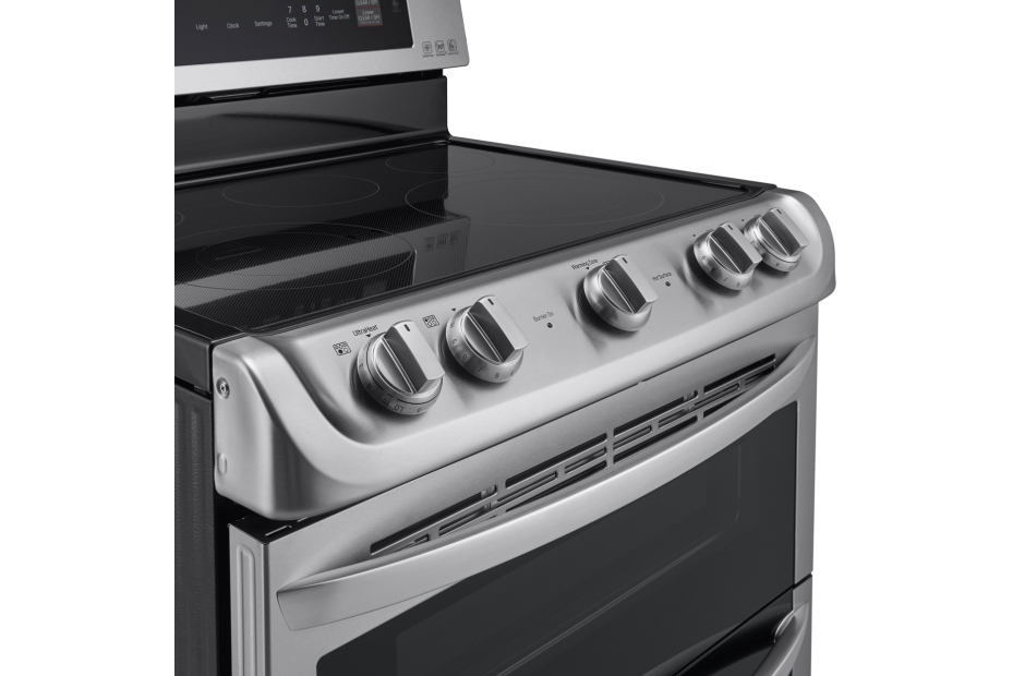 LG LDE4413ST cooker Freestanding cooker Electric Black, Stainless steel – image 3