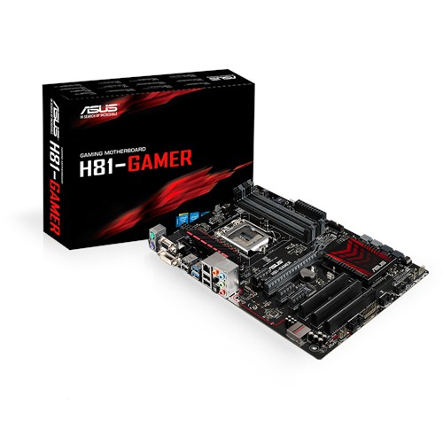 ASUS H81-GAMER Intel® H81 LGA 1150 (Socket H3) ATX