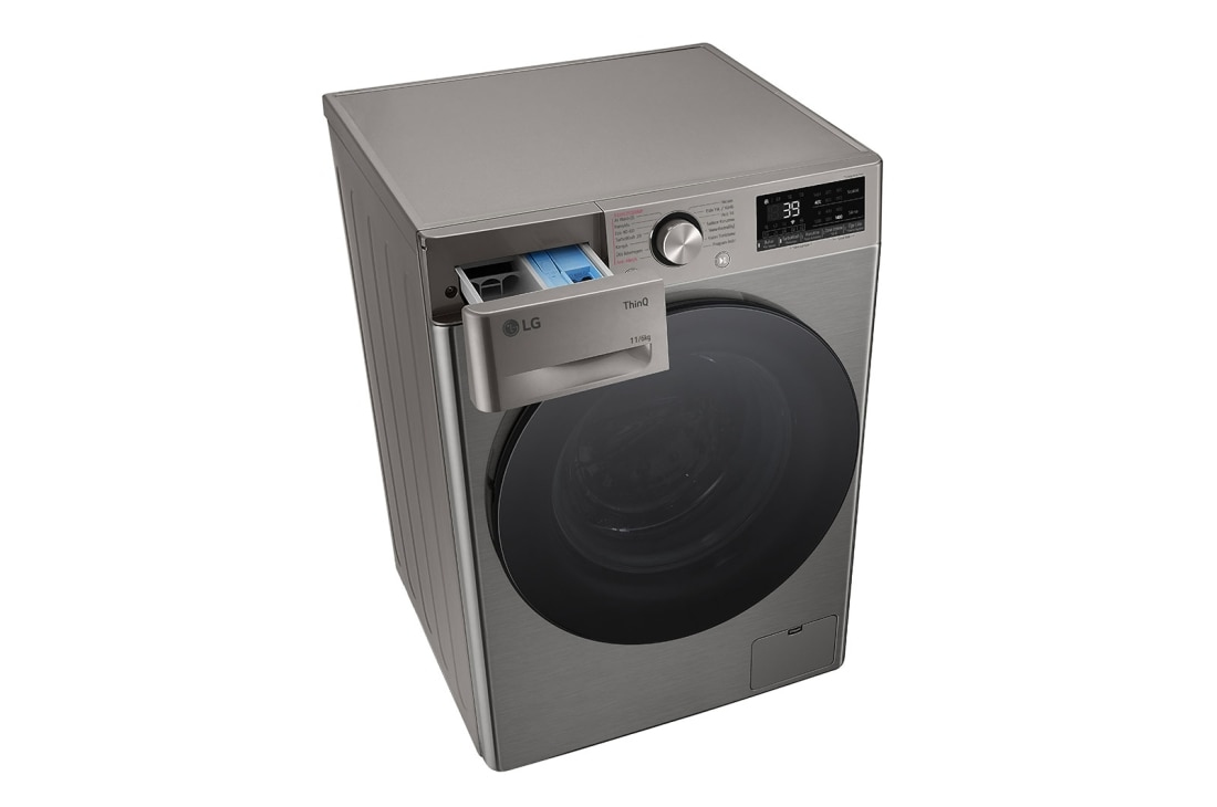 LG F4Y7ERPYP.APTPLTK washer dryer Freestanding Front-load Grey – image 6