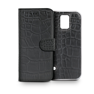 Celly CROCOAGS5BK mobile phone case Wallet case Black