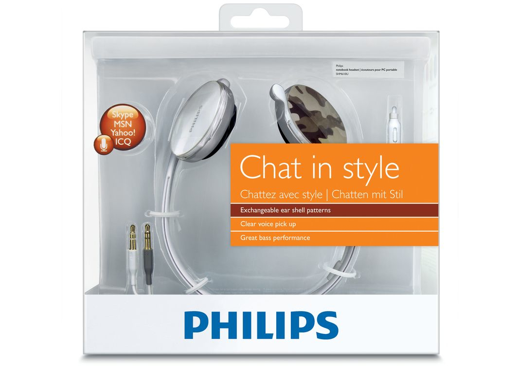 Philips SHM6110U/27 headphones/headset Wired Neck-band Gaming White – image 2