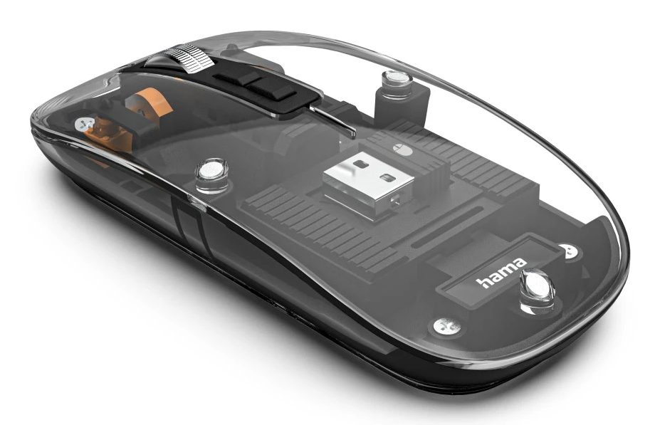 Hama WM-600 mouse Office Ambidextrous RF Wireless + Bluetooth Optical 1600 DPI – image 3