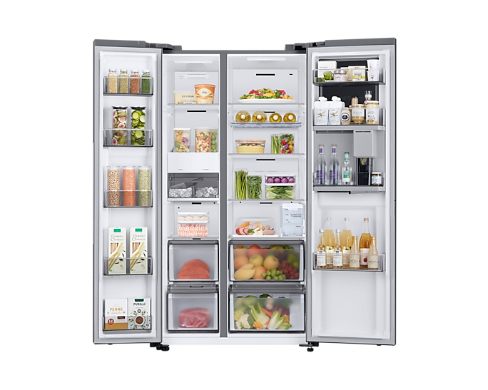 Samsung RH69B8031S9/EU side-by-side refrigerator Freestanding Silver – image 4