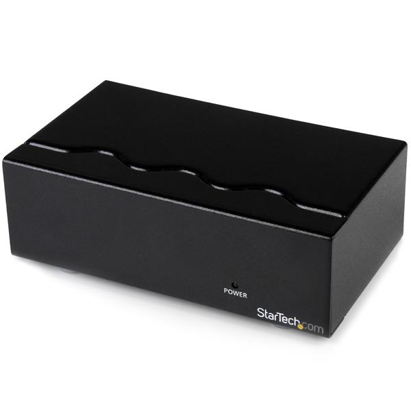 StarTech.com 2 Port High Resolution VGA Video Splitter with Audio - 400 MHz