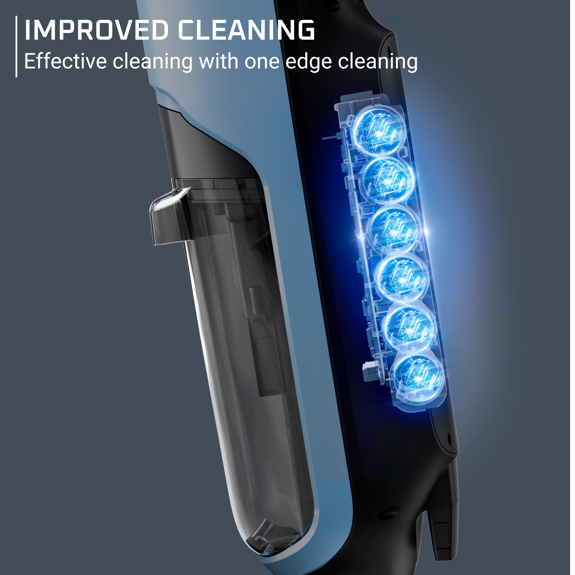 Rowenta X-Clean 2 GZ2271E0 stick vacuum/electric broom Battery Dry&wet Bagless Blue – image 6