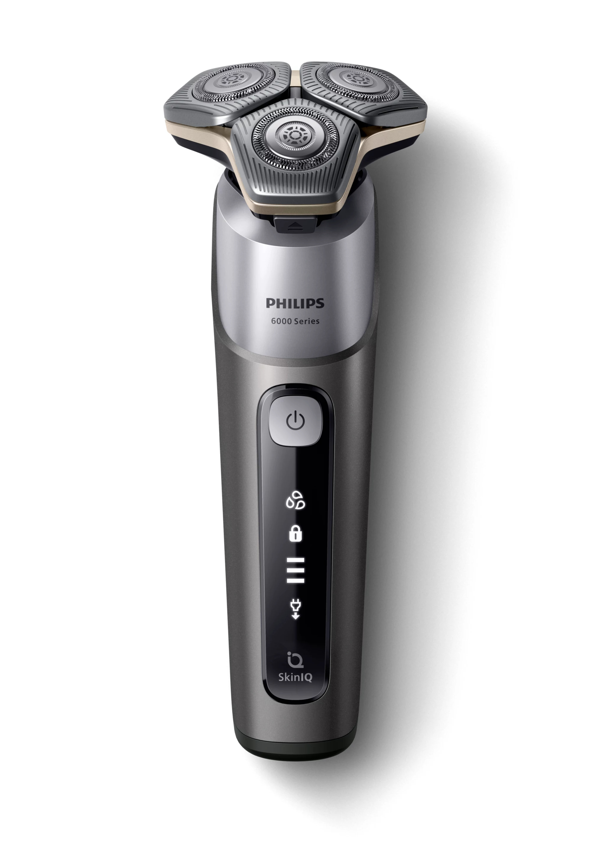 Philips 6000 series S6830/95 men's shaver Rotation shaver Trimmer Chrome, Green – image 2