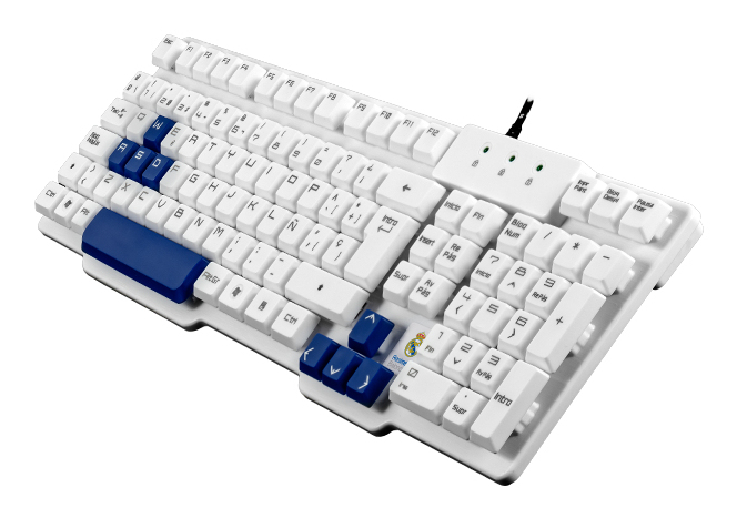 Mars Gaming MCPCHAMPIONRM keyboard Mouse included USB QWERTY Spanish Blue, White – image 6