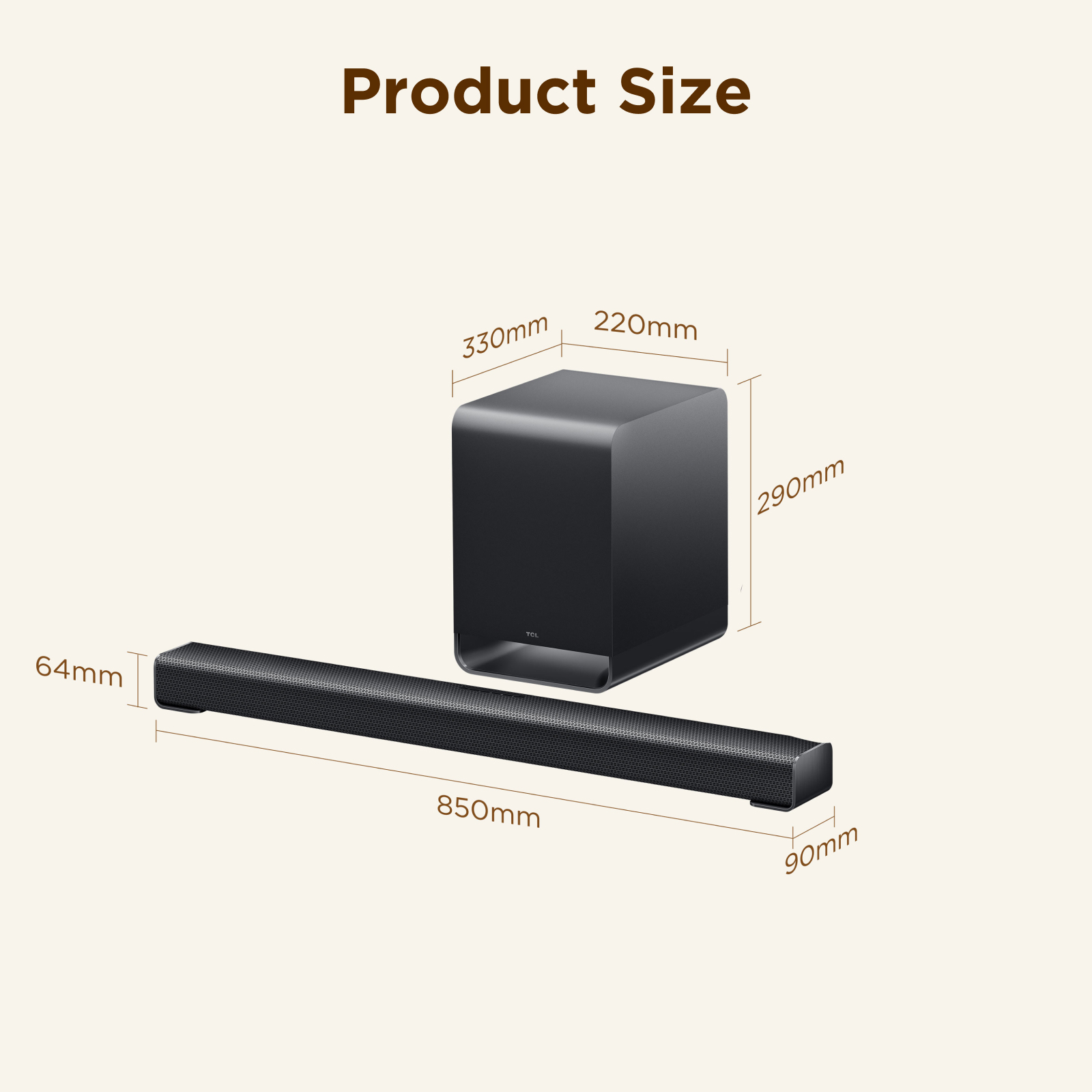 TCL S S60K-UK soundbar speaker Black 3.1 channels – image 9